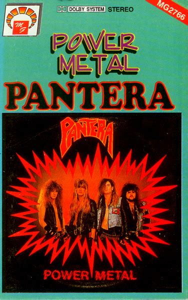 Pantera Power Metal 1994 Cassette Discogs