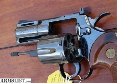Armslist For Sale Pristine Colt Python Snub Nose 357 Magnum 25