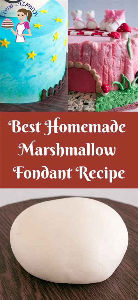 The secret ingredient is mini marshmallowsthey give the homemade fondant a wonderfully sweet, light vanilla flavor. Best Homemade Marshmallow Fondant Recipe - Veena Azmanov