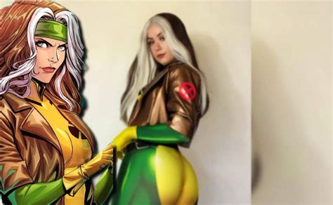 emma will take your breath away with her x men rogue cosplay bullfrag