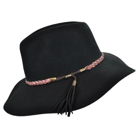 Brooklyn Hat Co Gemma Wool Felt Rancher Floppy Fedora Hat Fedoras