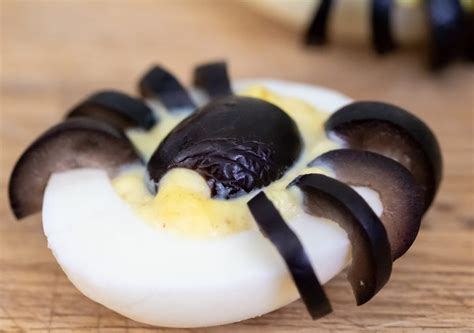 Spider Deviled Eggs Halloween Recipe
