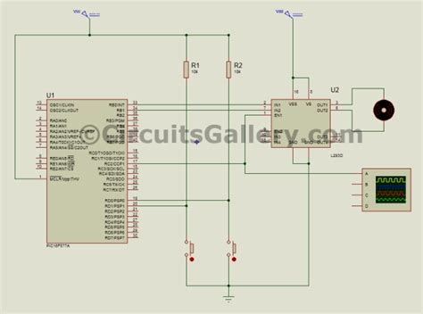 Arduino Pic16f877a Pwm Dc Motor Speed Controller Circuit