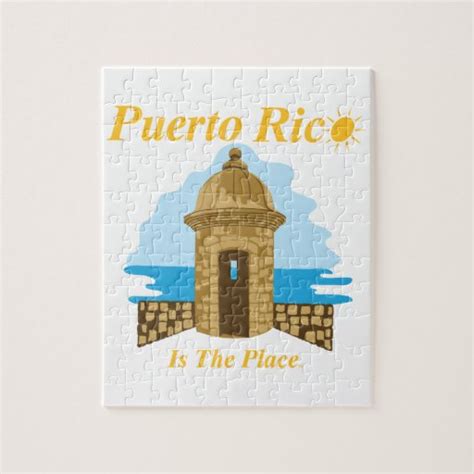 Puerto Rico Is The Place Puzzle Zazzle