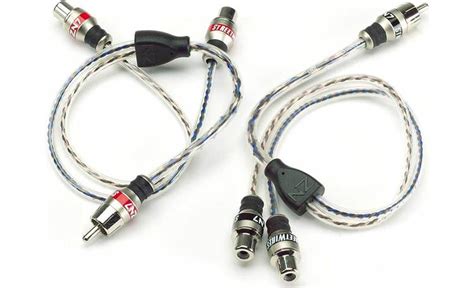 Streetwires Zero Noise 7 Y Adapter Pair Of Connectors 1 Male Rca To 2