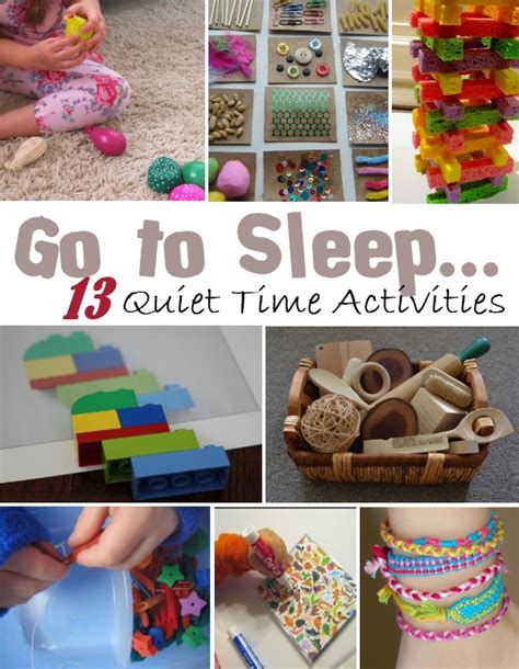 Go To Sleep Go To Sleep Collection Of Calming Activities