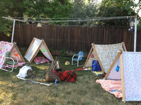 Savvy Style Mindful Home Backyard Camping Party