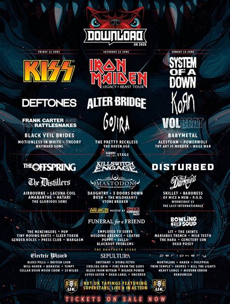 Your first download festival 2021 announcement is here! Download Festival 2021 | Tickets, Line-Up & Info ...