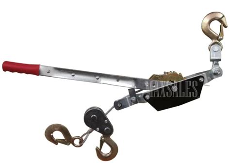 new 3 hook come a long 4 ton 8000 lb winch hoist hand cable puller durable hd 74 99 picclick