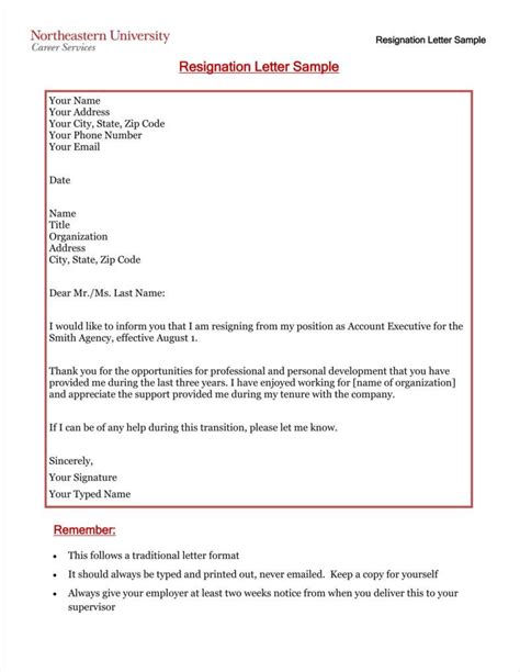 33 Simple Resign Letter Templates Free Word Pdf Excel Format