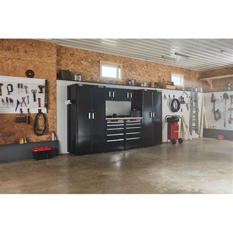 Craftsman 7 Cabinets Steel Garage Storage System In Blacksmooth 1257