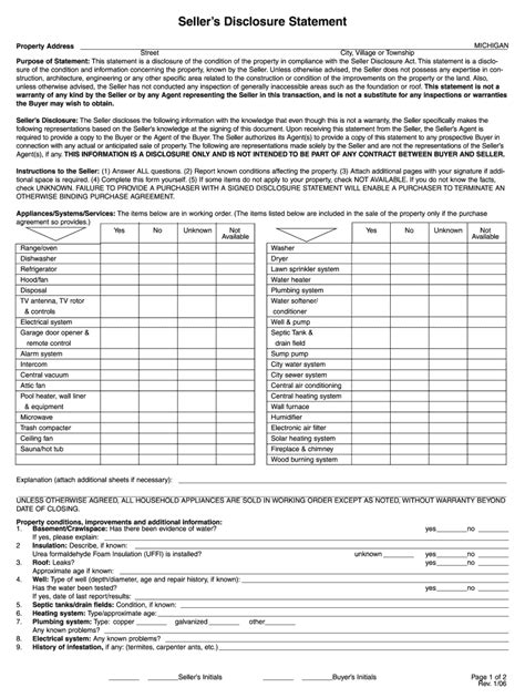 Free Fillable Seller S Closing Disclosure Form Printable Forms Free