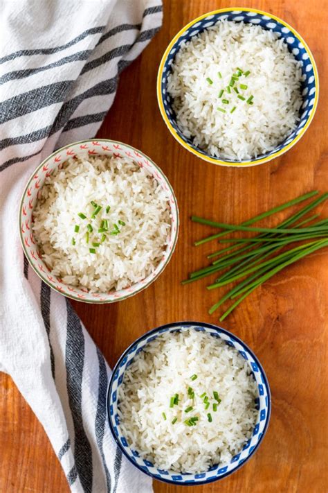 Coconut Milk Rice 2 Ingredient Rice Cooker Recipe Unsophisticook