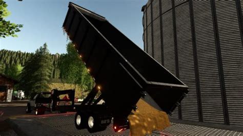Ft Gooseneck Tipper Trailer V Mod Farming Simulator Mod