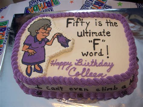 What to get a woman on her 50th birthday. 50th Birthday — Over the Hill | 50th birthday cake for ...