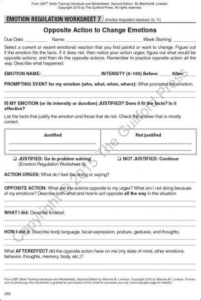 Describing Emotions Dbt Worksheet Dbt Skills Dbt Skills