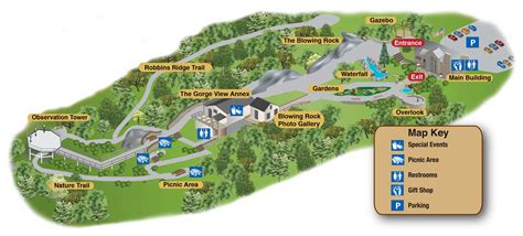 Trail Map The Blowing Rock