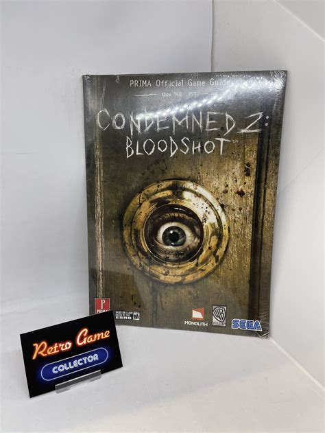 Condemned 2 Bloodshot Official Game Guide Sealed Retro Game Collector