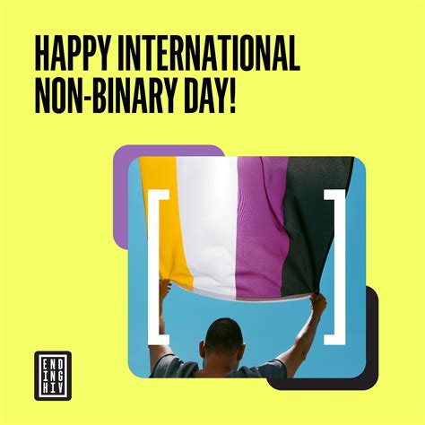 Ending Hiv Happy International Non Binary Day 💛🤍💜🖤 Find