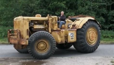Caterpillar 666 Old Machine With Great Power The Largest Motorized