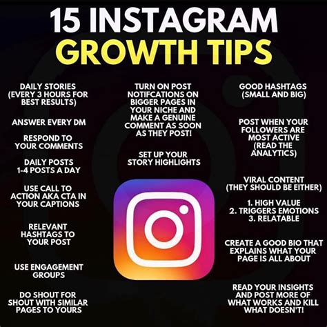 Here Are 15 Instagram Growth Tips 🚀 Hope They Help You Let Me Know