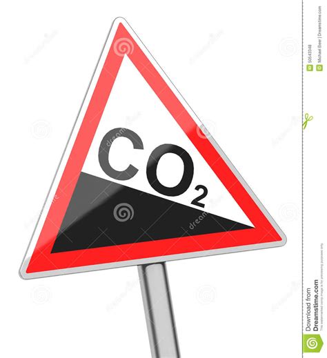 Carbon Dioxide Sign Stock Illustration Illustration Of Pollution