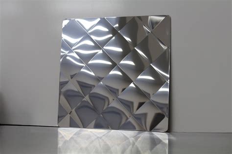 Quilted Stainless Steel Silver Star Metal Fabricating