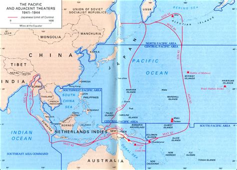 The Pacific Theater Map