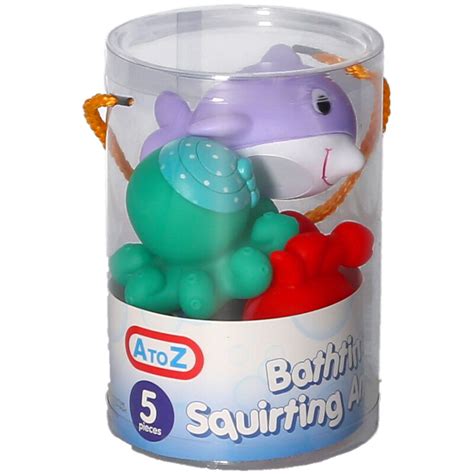 5pcs Squirting Bath Toys Padgett Bros A To Z