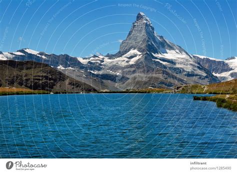 First Clouds On The Matterhorn A Royalty Free Stock Photo From Photocase