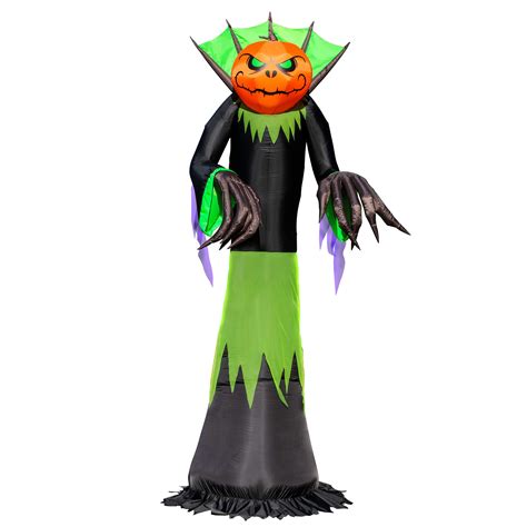 Halloween Haunters Giant 10 Foot Inflatable Black Green And Orange