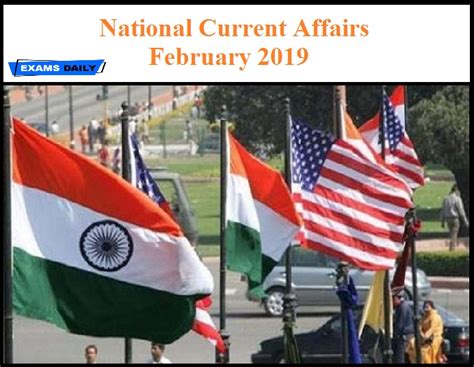 National Current Affairs February 2019