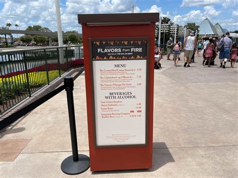 Review Flavors From Fire Returns With No New Dishes At The Epcot