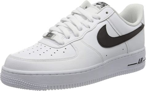 Nike Air Force 1 07 Lv8 Mens Basketball Shoes White Black 44 Eu