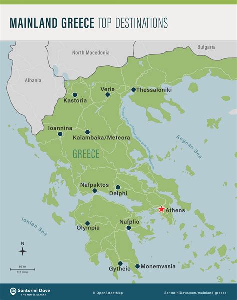 Mainland Greece Maps Updated For 2020