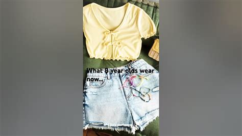 What 8 Year Olds Wear Now Vs What I Wore😭😭😭 Who Can Relate Youtube