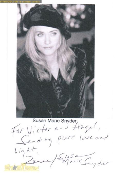 Susan Marie Snyder Autograph Collection Entry At Startiger