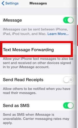 Ipad Text Message Forwarding Not Working Pasahut