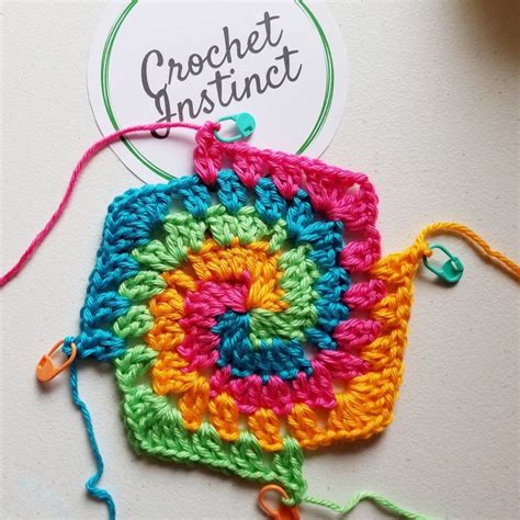 Spiral Illusion Square Free Crochet Pattern Crochet Instinct