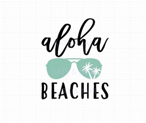 Aloha Beaches SVG Aloha Beaches PNG Aloha Beaches Digital Etsy India