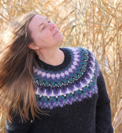 Lopapeysa Iceland Knitted Sweater 100 Pure Icelandic Wool Etsy
