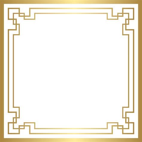 Download Border Frame Deco Art Gold Free Transparent Image Hd Clipart