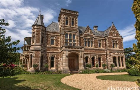 This Historic Gothic Revival Style Brick And Stone Mansion Is Located At