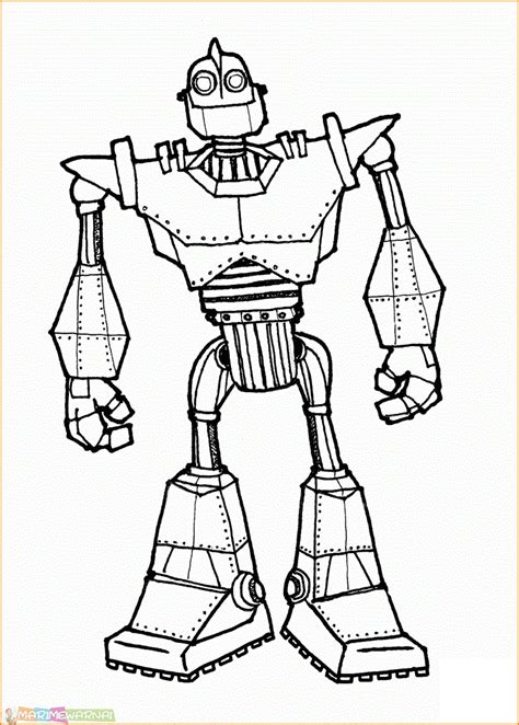 Mewarnai Sketsa Gambar Robot Untuk Mewarnai Terbaru Kataucap
