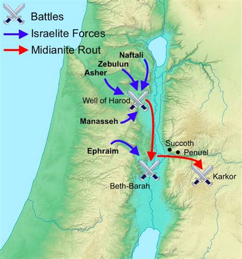 Gideon V Midian Evidence For The Biblical Account