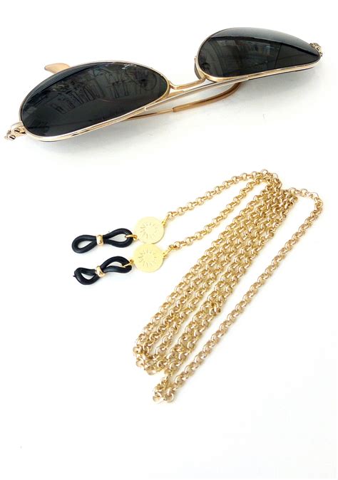 sunglasses chain eyeglasses necklace gold glasses chain lanyard chain sunglasses holder gold
