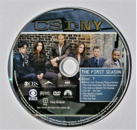 Zero Scratches Csi Ny Season 1 Disc 7 Replacement Dvd Disc Only Cs