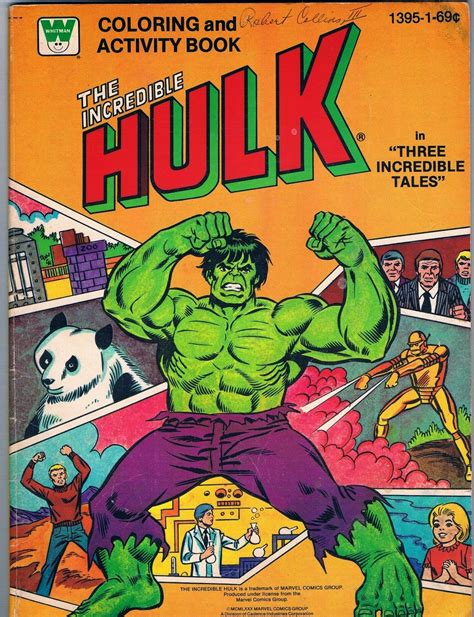 Marvel Comics Of The 1980s 1980 Incredible Hulk Coloring And