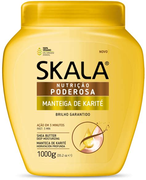 Manteiga De Karité 1000g Skala Mustard Bottle Food Condiments