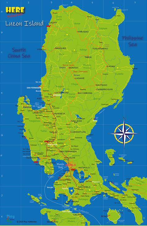 Map Of Luzon Herephilippines